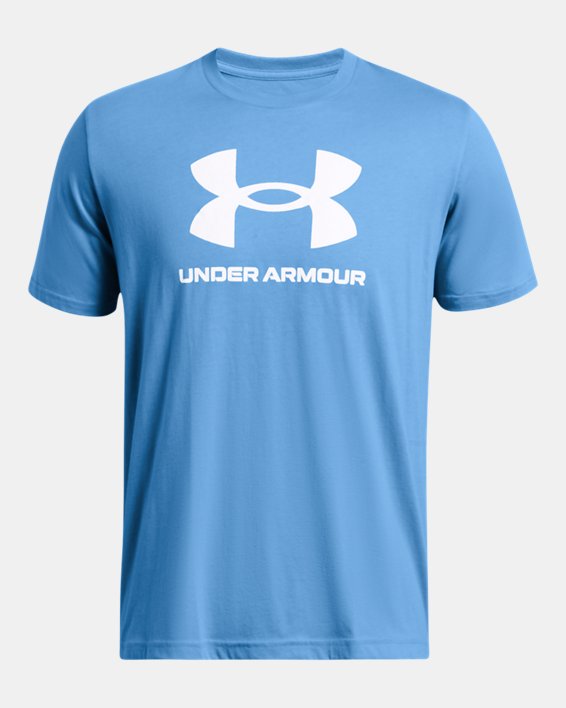 Maglia a maniche corte UA Sportstyle Logo da uomo, Blue, pdpMainDesktop image number 2